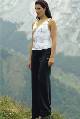 womens wide jersey pant