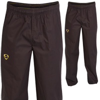 Woven Training Pants - Tar/Yellow.