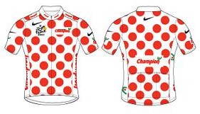 Youth Replica Polka Dot Climber` Jersey 2007