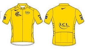 Youth Replica Yellow Leader` Jersey 2007