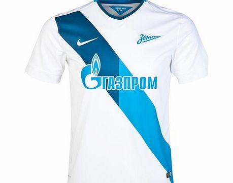 Nike Zenit St. Petersberg Away Shirt 2014/15 White