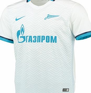 Nike Zenit St. Petersburg Away Shirt 2015/16 White