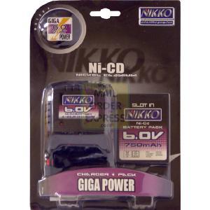 Nikko Nicad 6 0V Battery and Charger