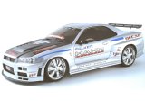 Nikko R/C Nissan Skyline GTR R-34 (With Headlights)