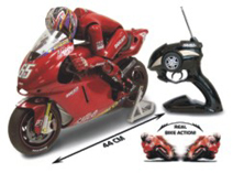 Nikko Radio Controlled 1:5 Ducati Desmosedici with Rider