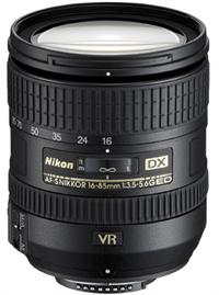 NIKON 16-85mm f/3.5-5.6G ED VR AF-S DX Nikkor NAFS