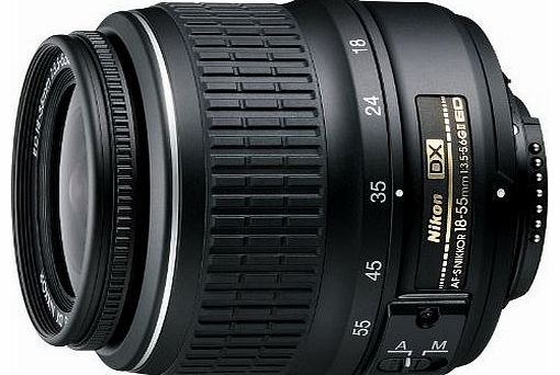 AF-S DX Zoom-Nikkor 18-55mm 1:3.5-5.6G ED II Lens Black