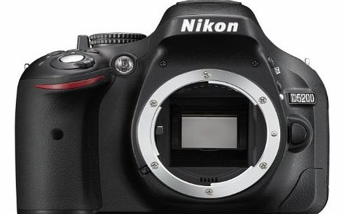 Nikon D5200 Digital SLR Camera Body Only - Black (24.1MP) 3 inch LCD