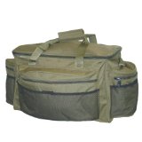 Nikwax fishing tackle reel line hooks green carryall bag 093