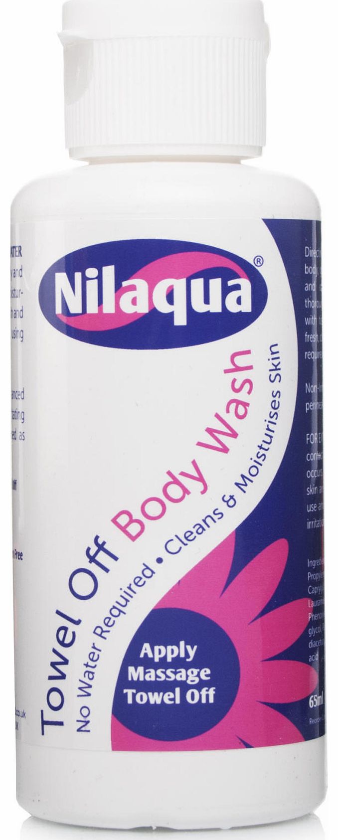 Nilaqua Waterless No Rinse Body Wash Travel Size