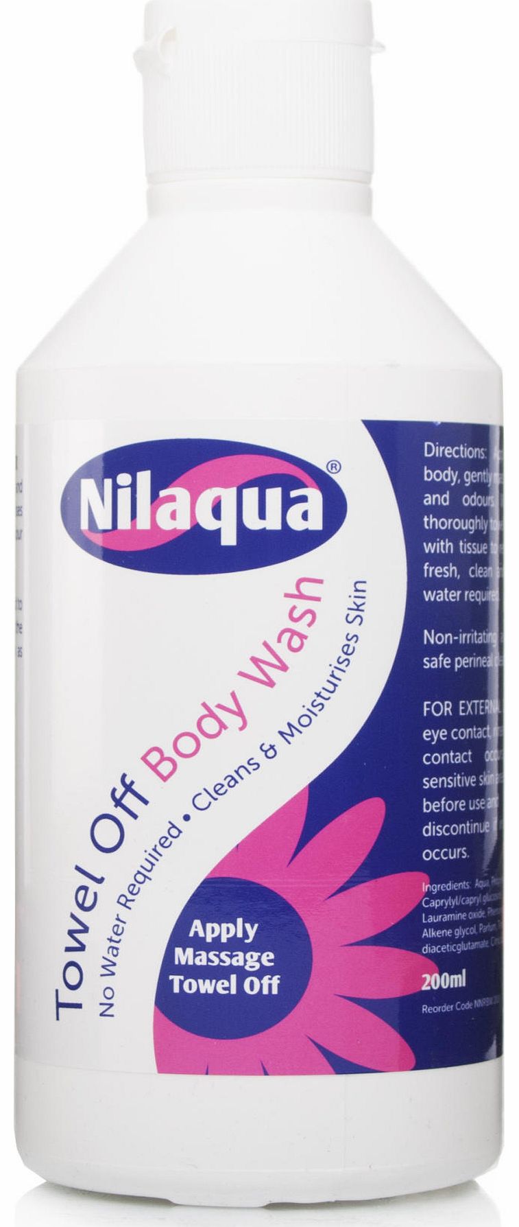 Nilaqua Waterless No Rinse Body Wash