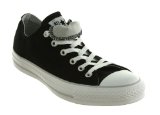 NINA Converse Allstar Low Double Tongue Blk/wht/cloud - 5 Uk