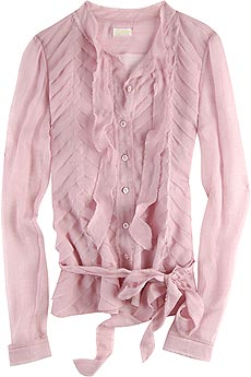 Nina Ricci Silk tie neck blouse