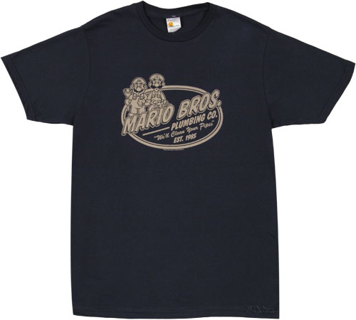 Nintendo Call Mario Bros Men` T Shirt