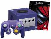 NINTENDO GameCube Purple Spiderman Pack