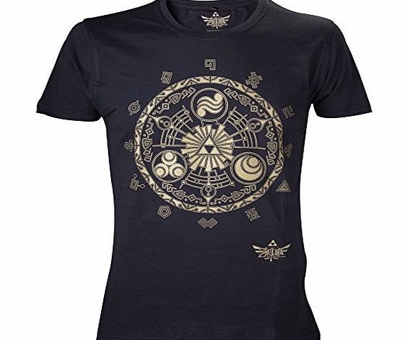 Nintendo Legend Of Zelda  Classic T-Shirt (M, Black)