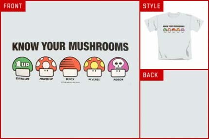 NINTENDO Mushrooms T-Shirt