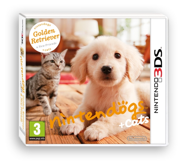 NINTENDO Nintendogs & Cats Golden Retriever 3DS