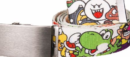 Super Mario Brothers Canvas Belt