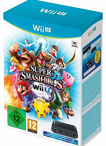 Super Smash Bros Plus GameCube Controller Adapter (Nintendo Wii U)
