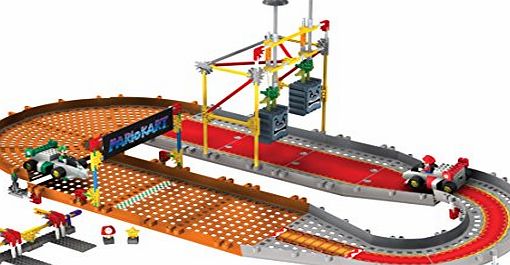 Nintendo Tomy Knex Mario Kart Wii Mario and Luigi At The Starting Line Set
