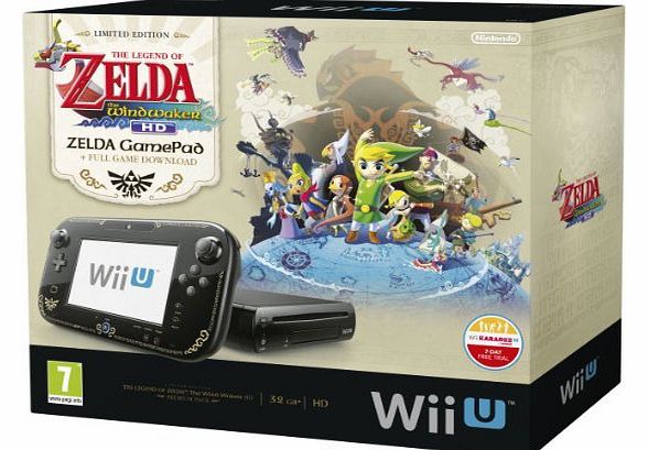 Wii U 32GB The Legend of Zelda: Wind Waker HD Premium Pack - Black (Nintendo Wii U)