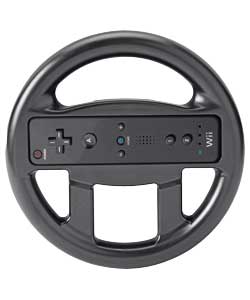 Nintendo Wii Wii Compatible Wheel - Black
