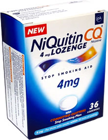 Niquitin CQ Lozenge Step 1 4mg 36 lozenges