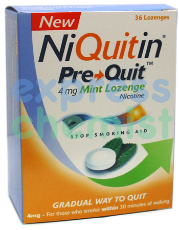 niquitin CQ Pre-Quit Lozenges 4mg (36)