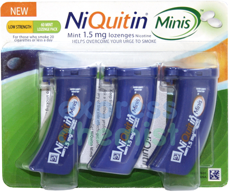Niquitin Minis 1.5mg x60 (Pack of 3)