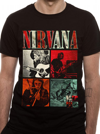 Nirvana (Four Squares) T-shirt cid_8979tsbp