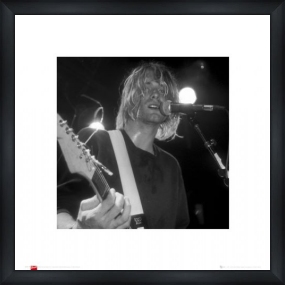 NIRVANA Kurt Cobain - Custom Framed Art Print Framed Music Prints and Poster