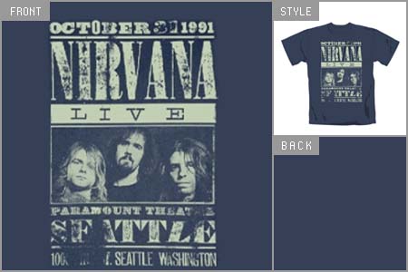 Nirvana (Live) T-Shirt cid_7615TSCP