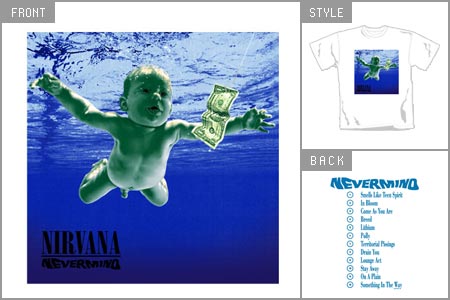 Nirvana (Rainbow Sitting) Skinny T-shirt
