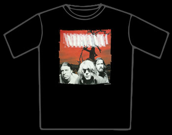 Nirvana Red Photo T-Shirt