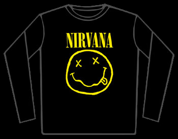 Nirvana Smiley Long Sleeved T-Shirt
