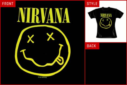 Nirvana (Smiley) Skinny T-shirt