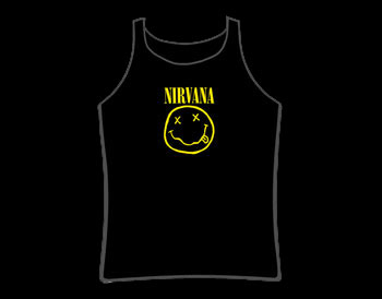 Nirvana Smiley Vest T-Shirt