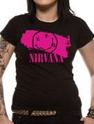Nirvana (Stripey Pink) T-shirt cid_5844SKBP