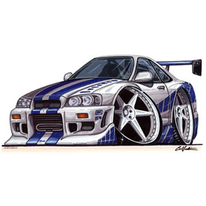 nissan Skyline R34 Kids T-shirt
