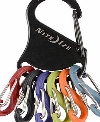 Nite Ize Key Rack Keyring Carabiner - Black