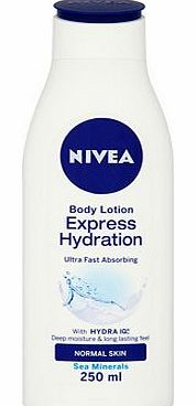 Nivea Express Hydration Body Lotion 250ml 10121393
