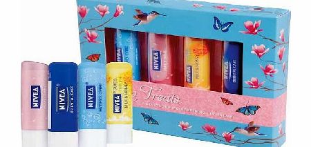 Nivea Lip Treats Lip Balm Set - 4 Pack