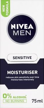 Nivea Men, 2041[^]10046413 Sensitive Moisturiser 75ml 10046413
