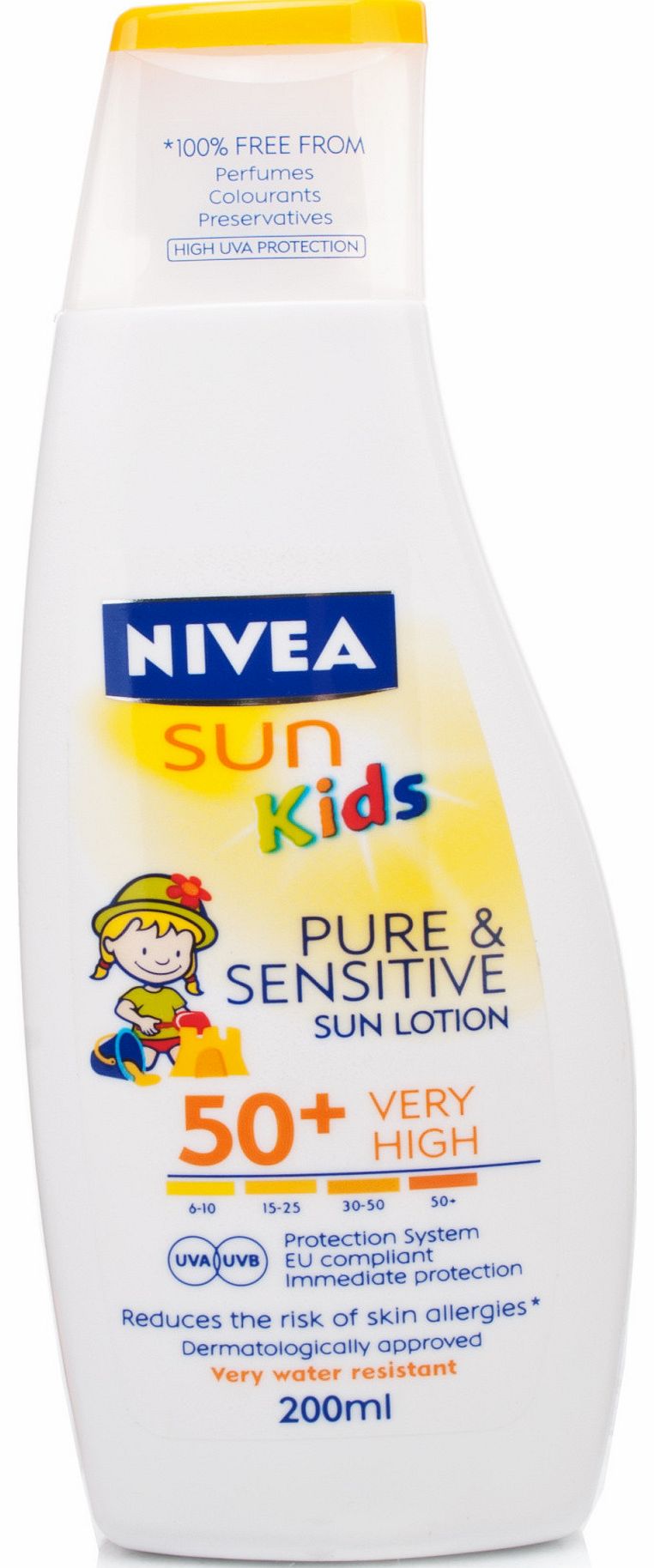 Nivea Sun Kids Pure and Sensitive Sun Lotion SPF50