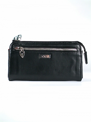 Nixon BROOKE CHECKBOOK WALLET C920 - BLACK
