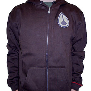 Classic Icon Zip Hood Brown