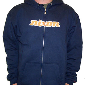 Classic Nixon Zip Hood Navy
