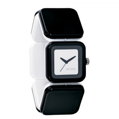 Ladies Nixon The Misty watch Black / White