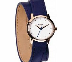 Nixon Ladies The Kenzi Wrap Cobalt Rose Gold Watch